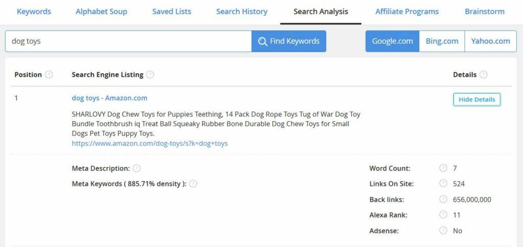 Jaaxy Keyword Research Tool