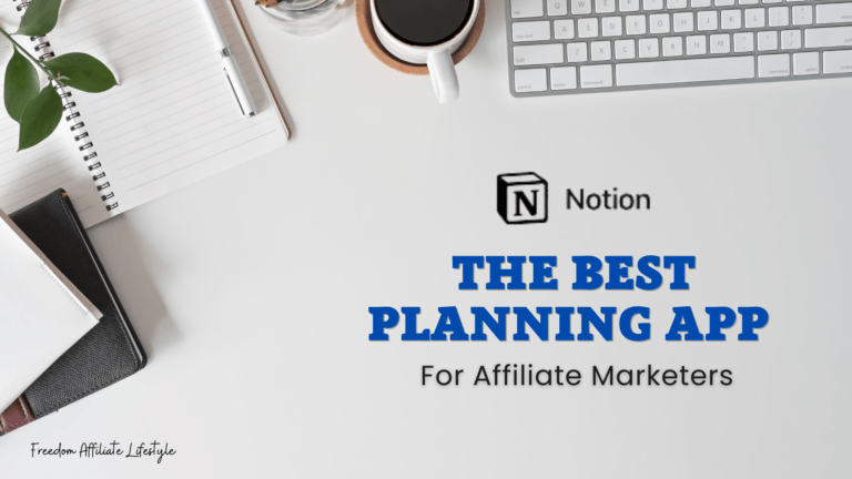 Notion Planning App for Affiliate Marketers