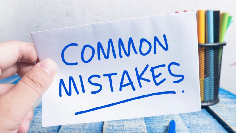 Avoiding Common Mistakes