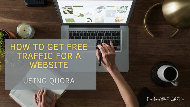 Get free traffic using quora