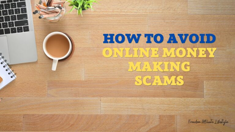 Avoid Money Making Scams